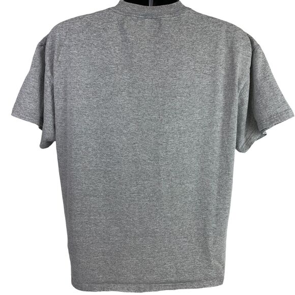 Vintage Y2K Bart Simpson Christmas T Shirt The Simpsons Santa Claus Gray L Large - Picture 3 of 7